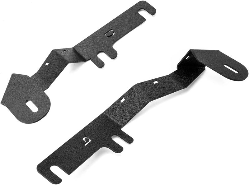 ROMELACK Hood Mount Brackets Ditch Light Bracket Heavy Duty Steel Compatible with Ford F-150 2015-2020 - Image 5
